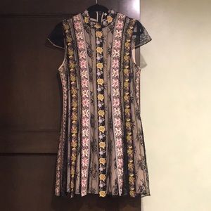 Floral mini dress